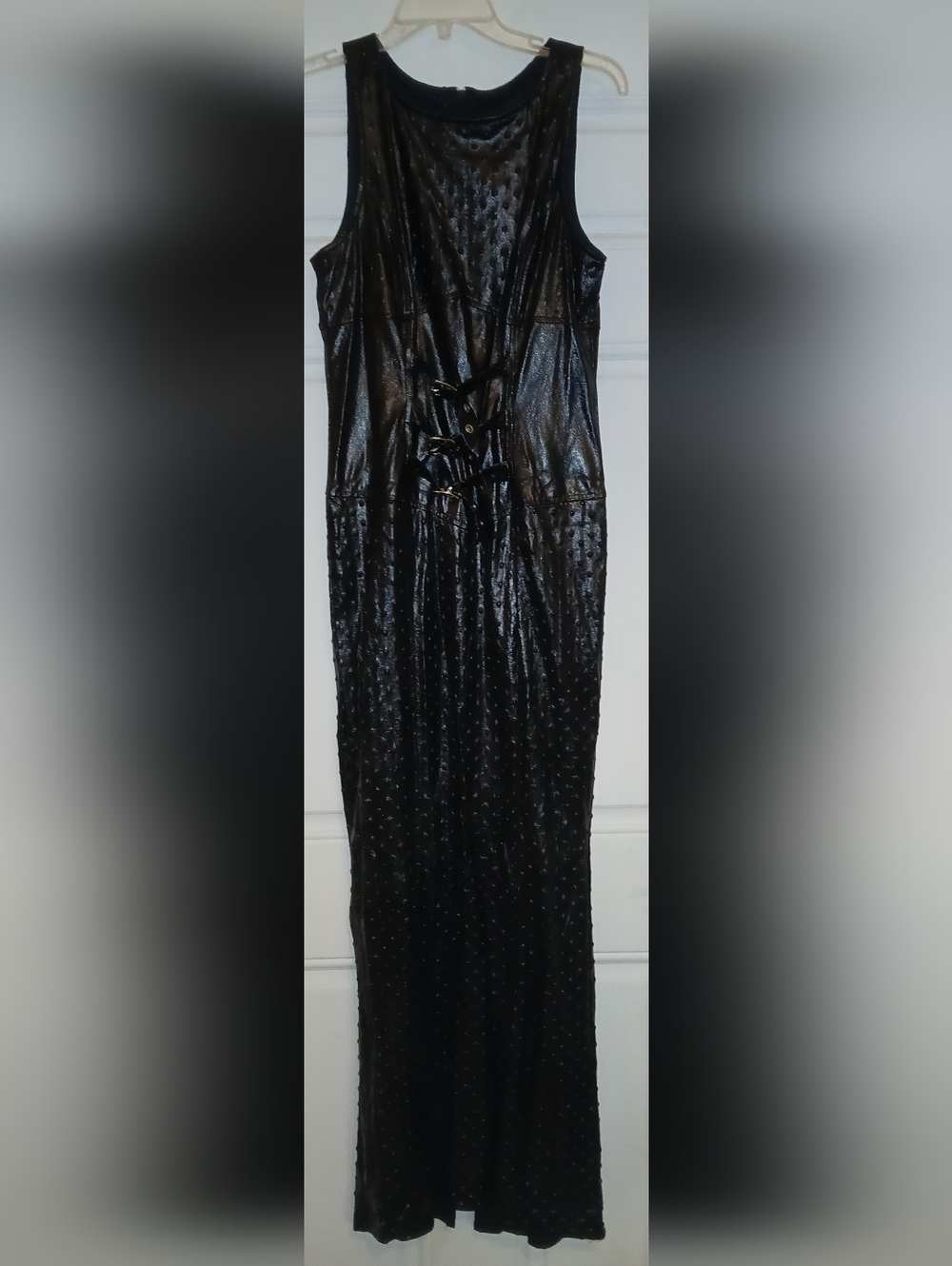 Vintage Lip Service LA Black Gothic  Dress Size Large Y2K